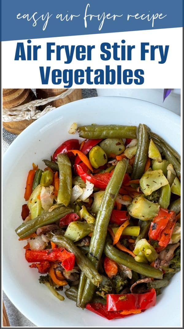 How to Air Fry Stir Fry Vegetables - Healthy Recipe