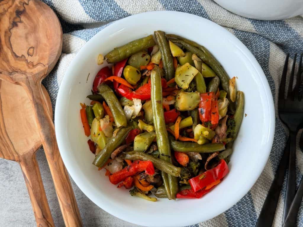 How to Air Fry Stir Fry Vegetables - Healthy Recipe