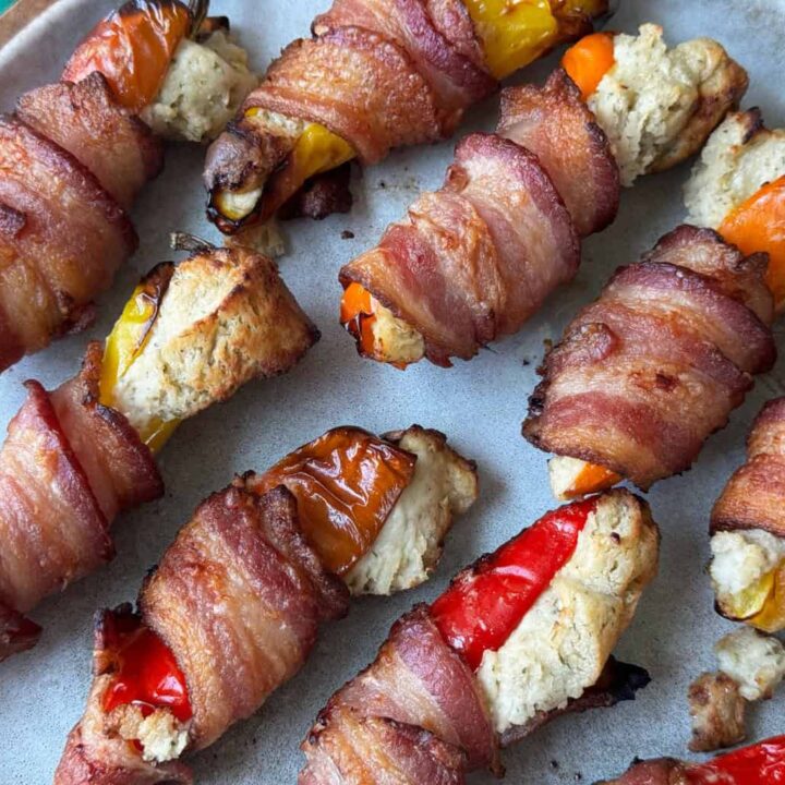 feature how to make bacon wrapped sweet peppers in the air fryer