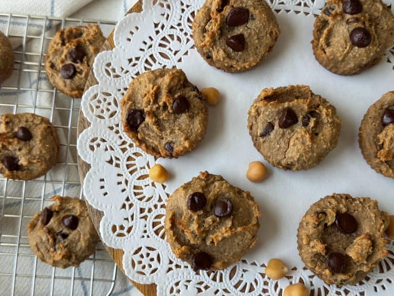 feature peanut butter chickpea muffin recipes with chocolate chips