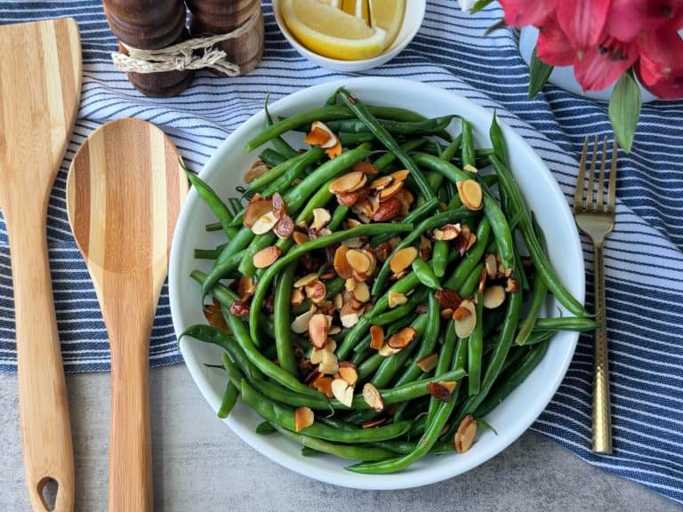 Easy Fresh Green Beans Recipe with Toasted Almonds