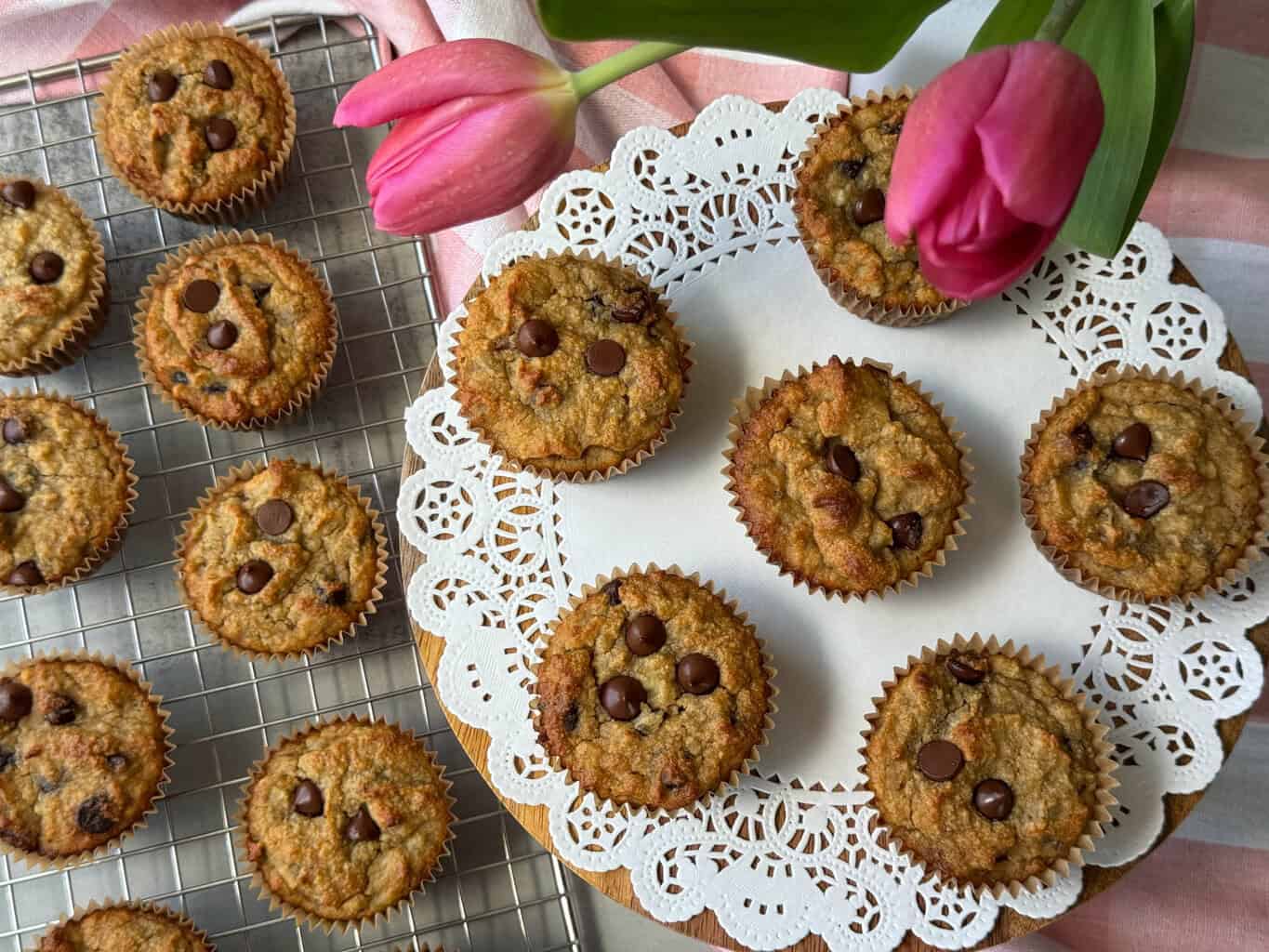 Healthy Banana Muffin Recipe with Applesauce