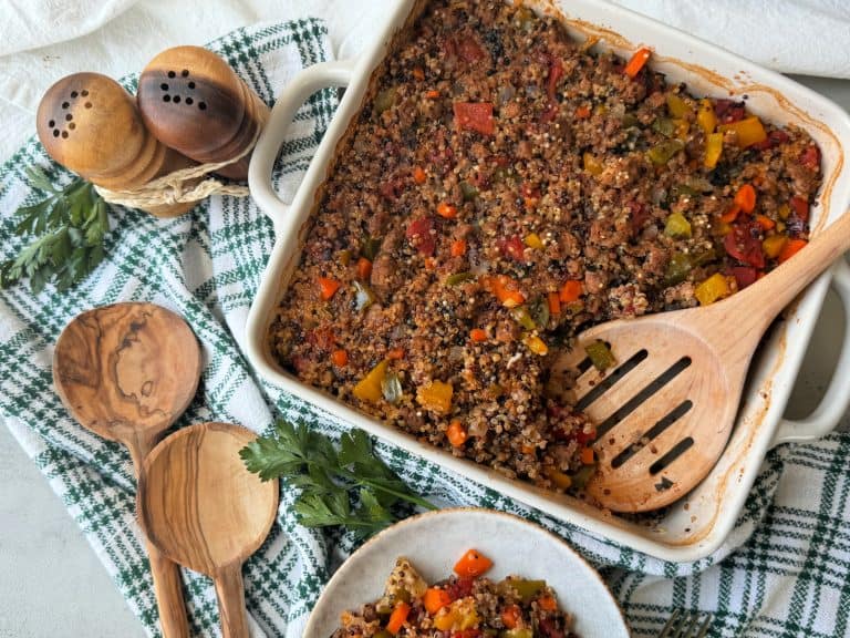 Easy Healthy Beef Casserole Recipe with Quinoa