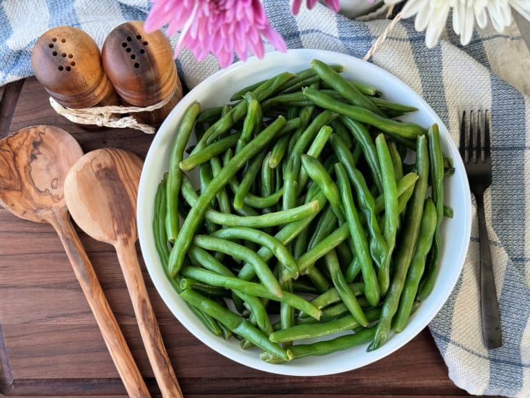 feature steamed green beans in ninja foodi