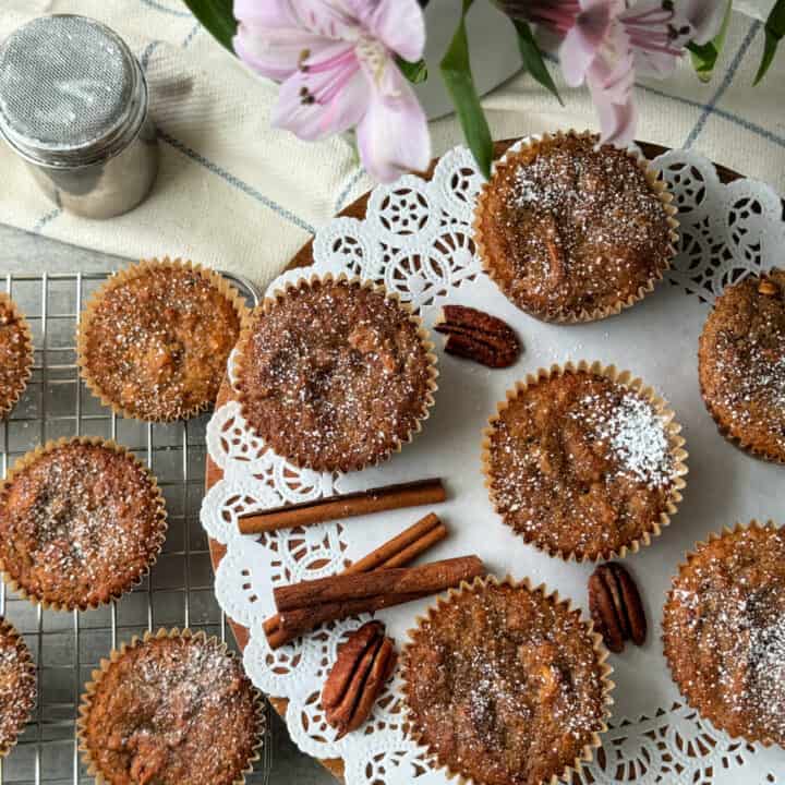 Easy Healthy Cinnamon Muffin Recipe with Applesauce