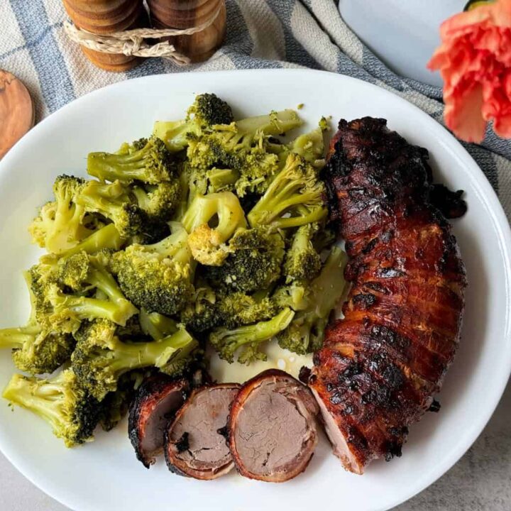 how to cook bacon wrapped pork filet in an air fryer