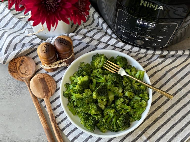 steam broccoli in ninja foodi