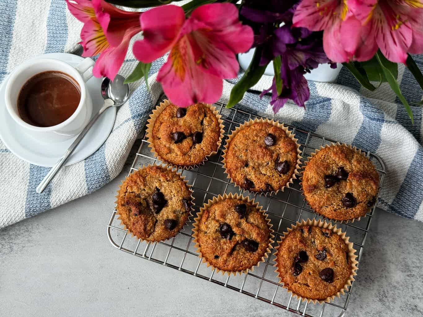 Easy Healthy Chocolate Chip Muffin Recipe