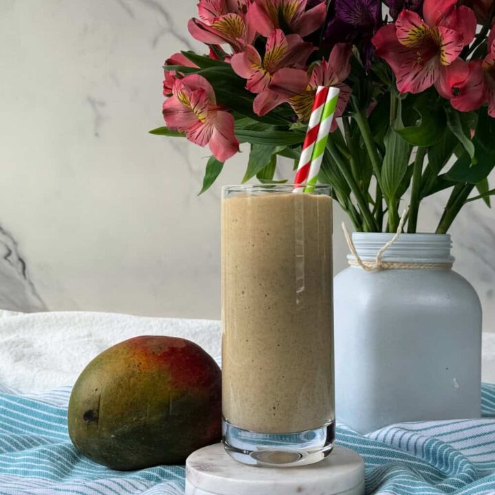 frozen mango protein smoothie