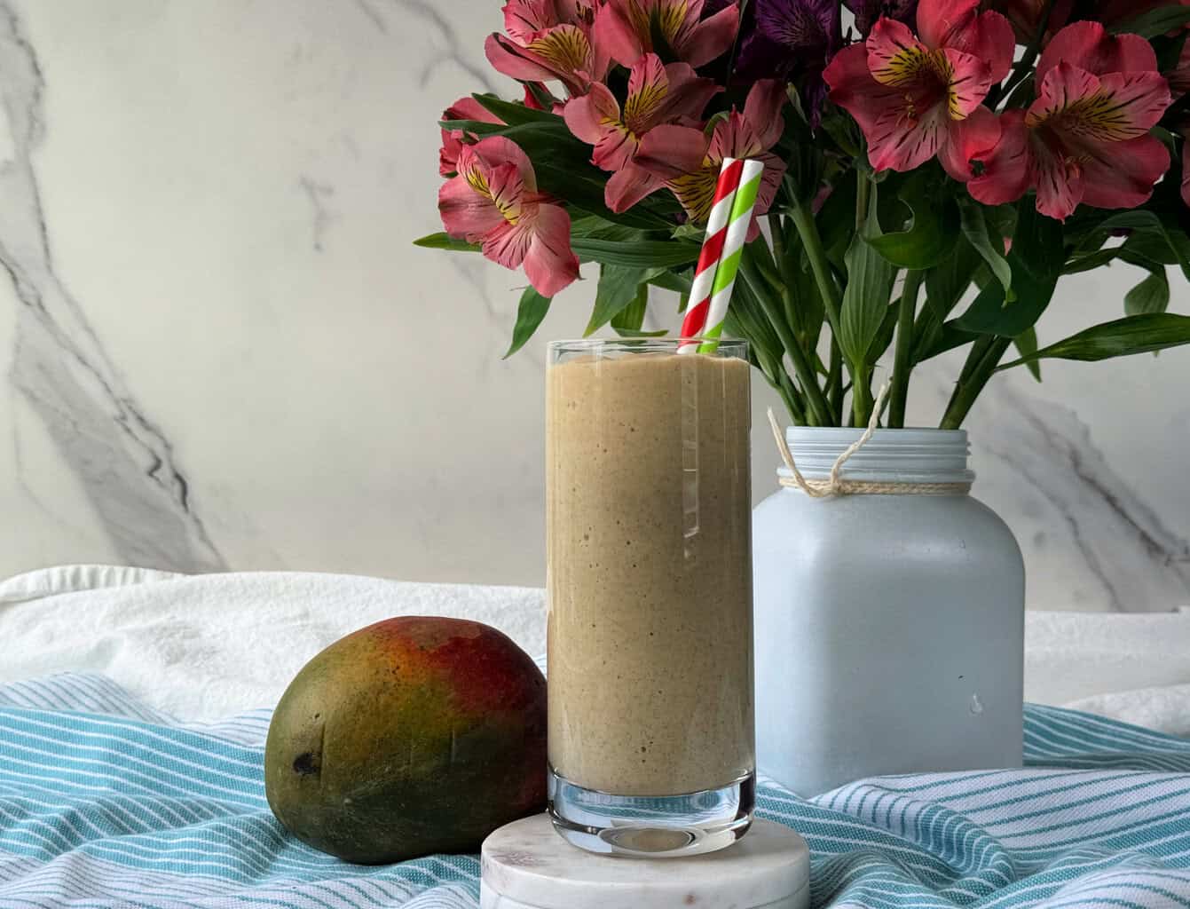 Mango Protein Smoothie Recipe (dairy-free)